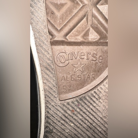 Converse Chuck Taylor Knee High Converse Size wo. 7 men 5 with gold accents - Picture 9 of 11